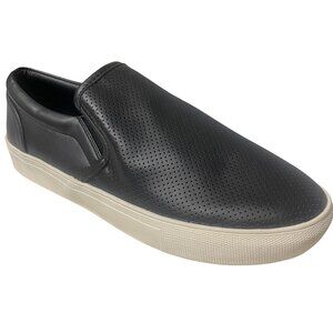 Women’s Perforated Faux Leather Sneakers Beige Upper White Sole Casual Comfort 8